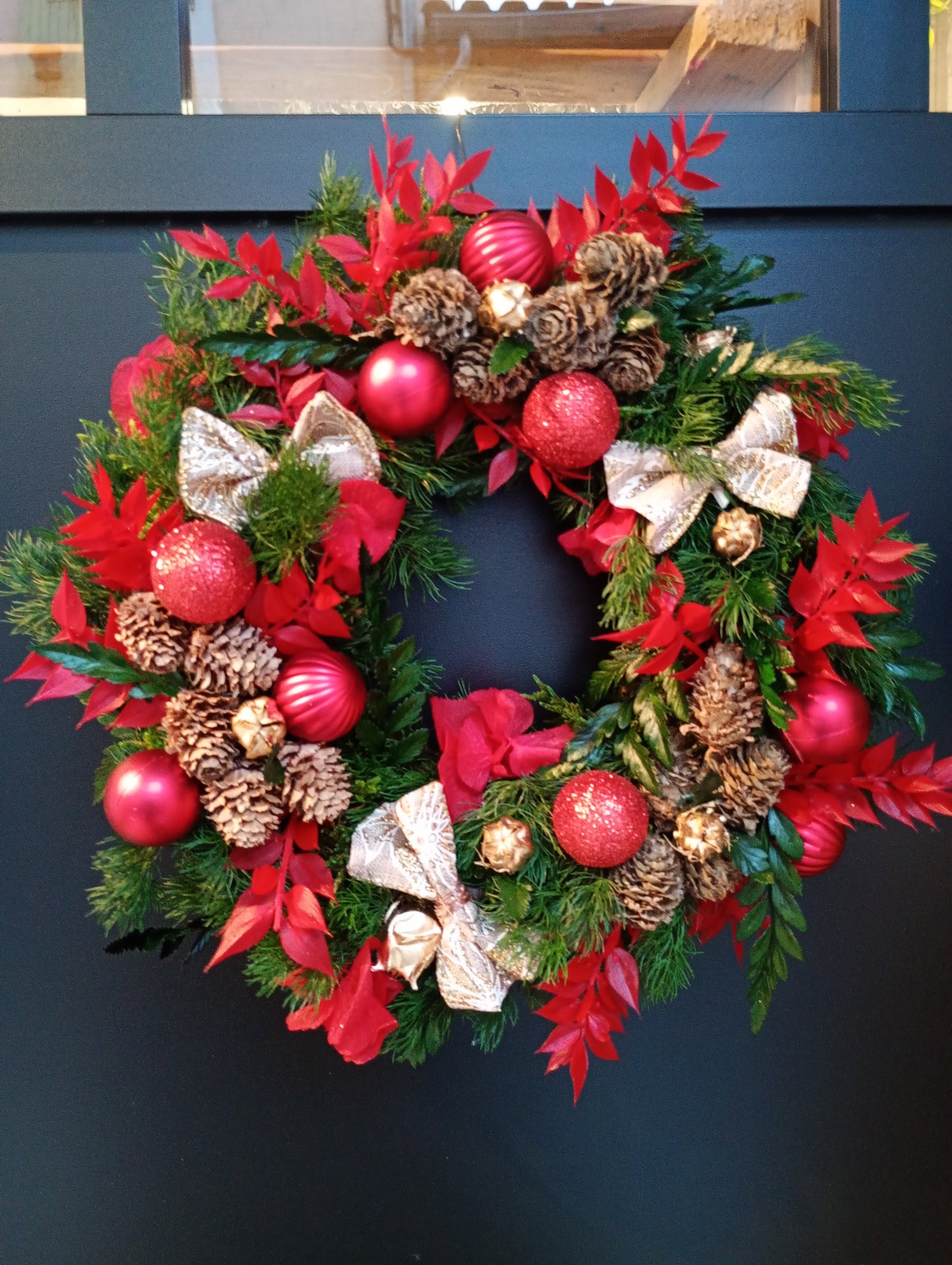 Couronne florale de Noël